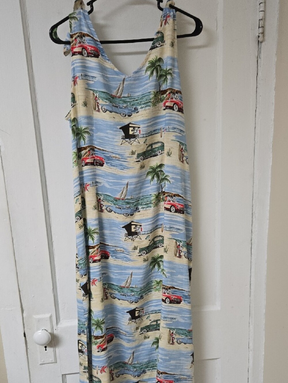 Vintage Disney Catalog Mickey And Minnie Rayon Dress Size XL - Picture 9 of 9